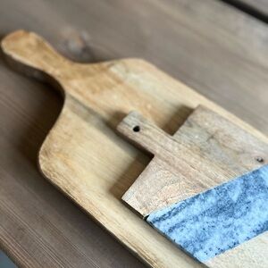 Wood and Marble Cutting Boards